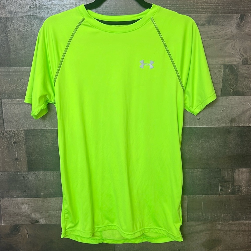 Neon Green Short Sleeve Under Armour T-Shirt